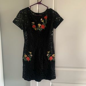 Lace floral dress